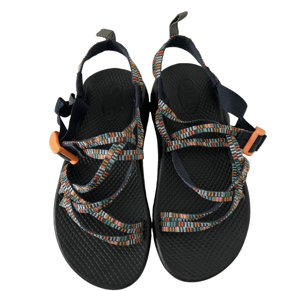 Chaco Sandals Strappy  Water Hiking Open Toe Shoes Youth Size US 2 Beach Water